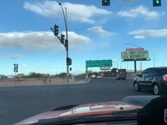 Road Head On The Las Vegas Boulevard
