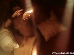 Mysterious kitten's brunettes scene