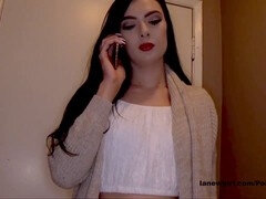 Model Marley Brinx gives a wild blowjob and swallows at the casting audition