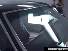 Horny Housewife Shanda Fay Fucks A Hard Rod On Hot Rod!