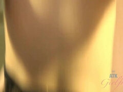 Leie, Braunhaarige, Lingerie, Nylon, Zierlich, Pov, Muschi, Titten