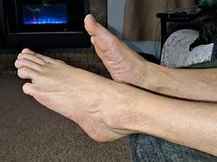 Amateur, Verga grande, Pies, Fetiche, Fetiche de pies, Gay, Peludo, Solo