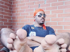 Negro, Pies, Fetiche, Fetiche de pies, Maduro, Solo