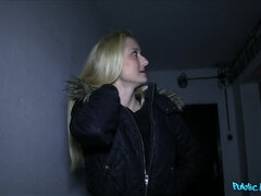 Public Agent - Blondie Babe Takes A Mouthful Of Stranger's Cum Load 1 - Miriam Pink