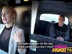 Nathaly Cherie gets her tight pussy drilled by Lucky guy in Fake Taxi video