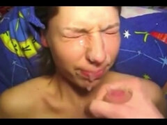 Sucer une bite, Tromperie, Compilation, Tir de sperme, Faciale, Fait maison, Adolescente, Nénés