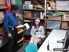 Hayden Hennessy gets caught and fucked hard in a shoplifting sting