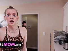 Erin Everheart's tight butt gets stretched by step son's hard cock on April's fool's day - AnalMom