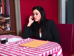 큰 가슴, 쿠거, 얼굴에, 핑거링, 밀프, 자연의 가슴, 오르가슴, 보지