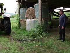 German Mom i`d like to fuck Mom & Dad Have an intercourse Outdoor on farm