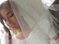 Amateur, Novia, Vestido, Húngaro, Marido, Pov, Voyeur, Boda