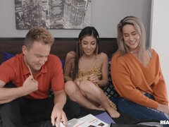 Amerikaans, 1 man 2 vrouwen, Hardcore, Hd, Monster, Realiteit, Slet, Trio