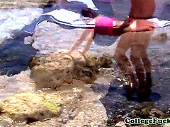 18, Plaża, Piękna, Hd, Orgia, Na wolnym powietrzu, Strona, Student
