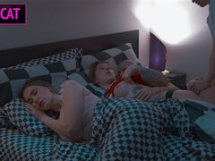 Kisscat's Stepmom Bed-Sharing Passion in Milf Heat