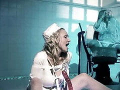 Wild blonde girls fucked by doctors and dildos