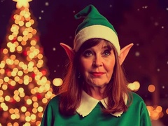 Granny Carmen Claus Gets a Christmas Creampie - Homemade Missionary Fuck