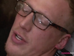 BIG DICK MALE WITH GLASSES FUCKING BIG BOOBED BRUNETTE UNTIL CUMSHOT IN PUSSY - Big ass