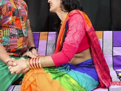 step Brother Sister XXX Anal sex in saree with clear hindi audio