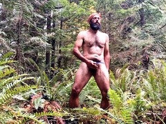 Amateur, Gay, Peludo, Verga enorme, Al aire libre, Público, Solo