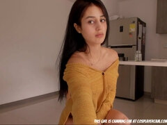 18 anos, Morena, Solo chão, Câmera de web webcam