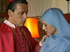 Bondage, Tettona, Classico, Schizzo di sborra, Facciale, Matura, Mamma, Suora