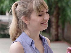 금발의, 크림파이, 대단히, 사우나, 유혹된, 샤워, 혼자, 젖가슴