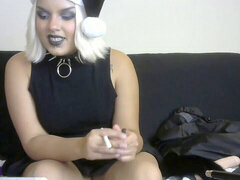 Cam show, mexican, goth girl