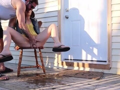 Amateur, Culo, Pareja, Casero, Madres para coger, Al aire libre, Público, Coño