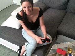 Natalie Hot has anal after playing videogames