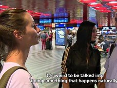 Amatéři, Brunetka, Pár, Stříkání spermatu, Venku, Různé pohledy, Na veřejnosti, Swingers