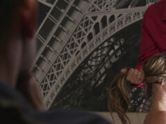 Blondine, Aufs gesicht abspritzen, Fußfetisch