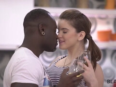 Grosser schwanz, Schwarz, Tschechisch, Schwarz, Hd, Riesenschwanz, Interrassisch, Jungendliche (18+)