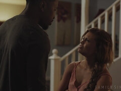 Traseiro, Negroa, Interracial, Jeans, Monstro, Palmada, Tatuagem, Tetas