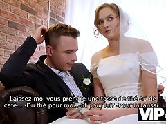 Brud, Hanrej, Klänning, Hd, Man, Verklighet, Suger, Fru