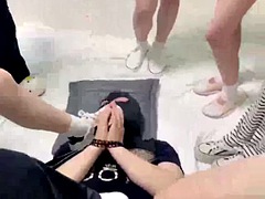 Asiatica, Cinese, Piedi, Fetish, Piede fetish