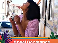 Cute Asian girl Angel Constance showing off her amazing natural petite body Sexy Asian