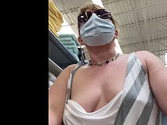 Walmart, exhiwife213, tits exposed
