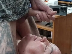 Stor svart kvinne, Kukk suging, Sperm skott, Hd, Moden, Milf, Mamma, Stemor