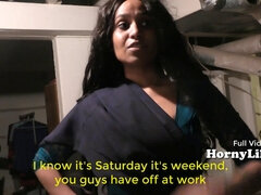 Watch Desi Indian housewife Lily get naughty in Hindi roleplay with her hubby and a hot stranger