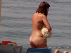 Amateur, Playa, Casero, Madres para coger, Desnudo, Público, Espía, Voyeur