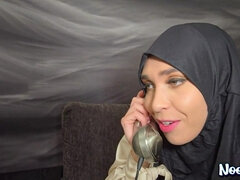 Hijab wife seducing a stranger