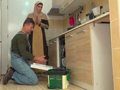 デカ尻, デカチン, フェラチオ, キッチン, 自然山雀, 剃毛, ガリガリ, ティーン