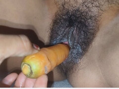 Kvinde, Mad, Behåret, Indier, Onani, Fisse, Solo