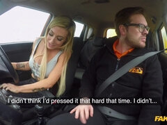 Lesson Ends With Hottie Tight Ass Fuck Sex 1 - Fake Driving School