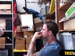 Cute brunette gets rough fucked as seen on this CCTV