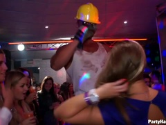 Blondinka, Fafanje, Grupni, Medrasni seks, Usnje, Spodnje perilo, Dokolenke, Sesanje