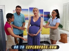 항문, 아기, 큰 가슴, 금발의, 흑갈색 머리, 청소년, 젖가슴, 젖은