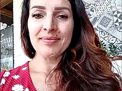 Europäisch, Fingern, Behaart, Milf, Im freien, Öffentlich, Titten, Vibrator