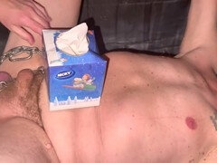 Kont naar mond, Bondage discipline sadomasochisme, Dominatie, Dominante vrouw, Ondergoed, Rijpe lesbienne, Slaaf, Voorbinddildo