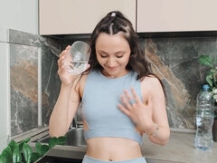 18 anni, Closeup, Masturbazione, Orgasmo, Figa, Russa, Ragazza, Tette